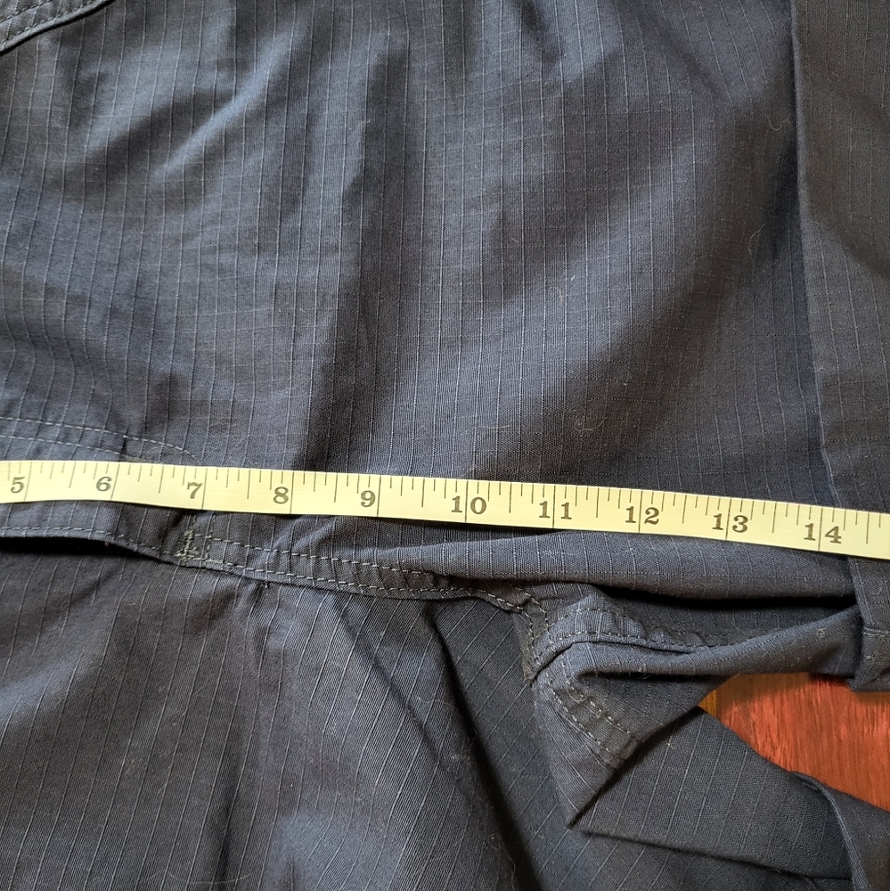 Carhart Force Original Fit Work Short Navy Blue Cuffed Women's‎ Size 14 - Picture 9 of 11
